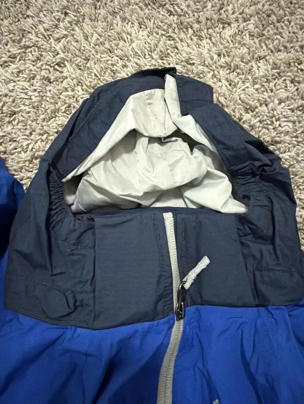 Columbia Boys XL Blue Black Outdoor Jacket Windbreaker